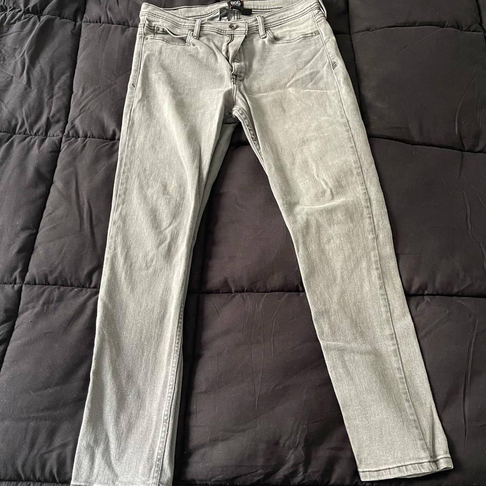 Urban Outfitters Skinny Stretch Light Gray Jeans